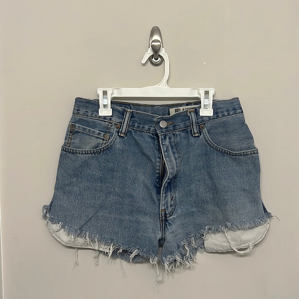 Levi’s 550 relaxed fit denim shorts: size two (runs a bit loose)